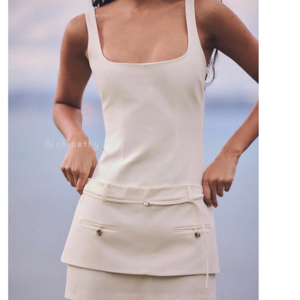 Zara Cream Mini Dress